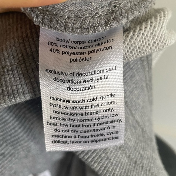 Tommy Hilfiger Sweatpants/Joggers In Gray With Heart & Stripe Detail. Pre-Owned. - Picture 6 of 7